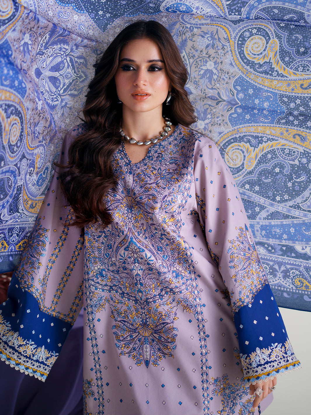 Bin Ilyas Amour Luxury Lawn '26 – 182-B – Unstitched 3 Piece