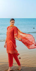 GulAhmed Chunri Printed Lawn 3 Piece Suit