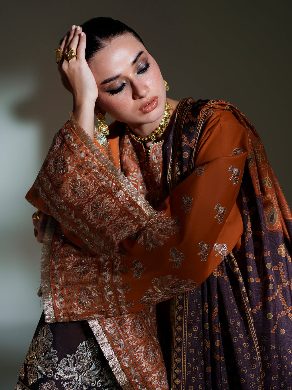 Bin Ilyas Amour Luxury Lawn '26 – 183-A – Unstitched 3 Piece