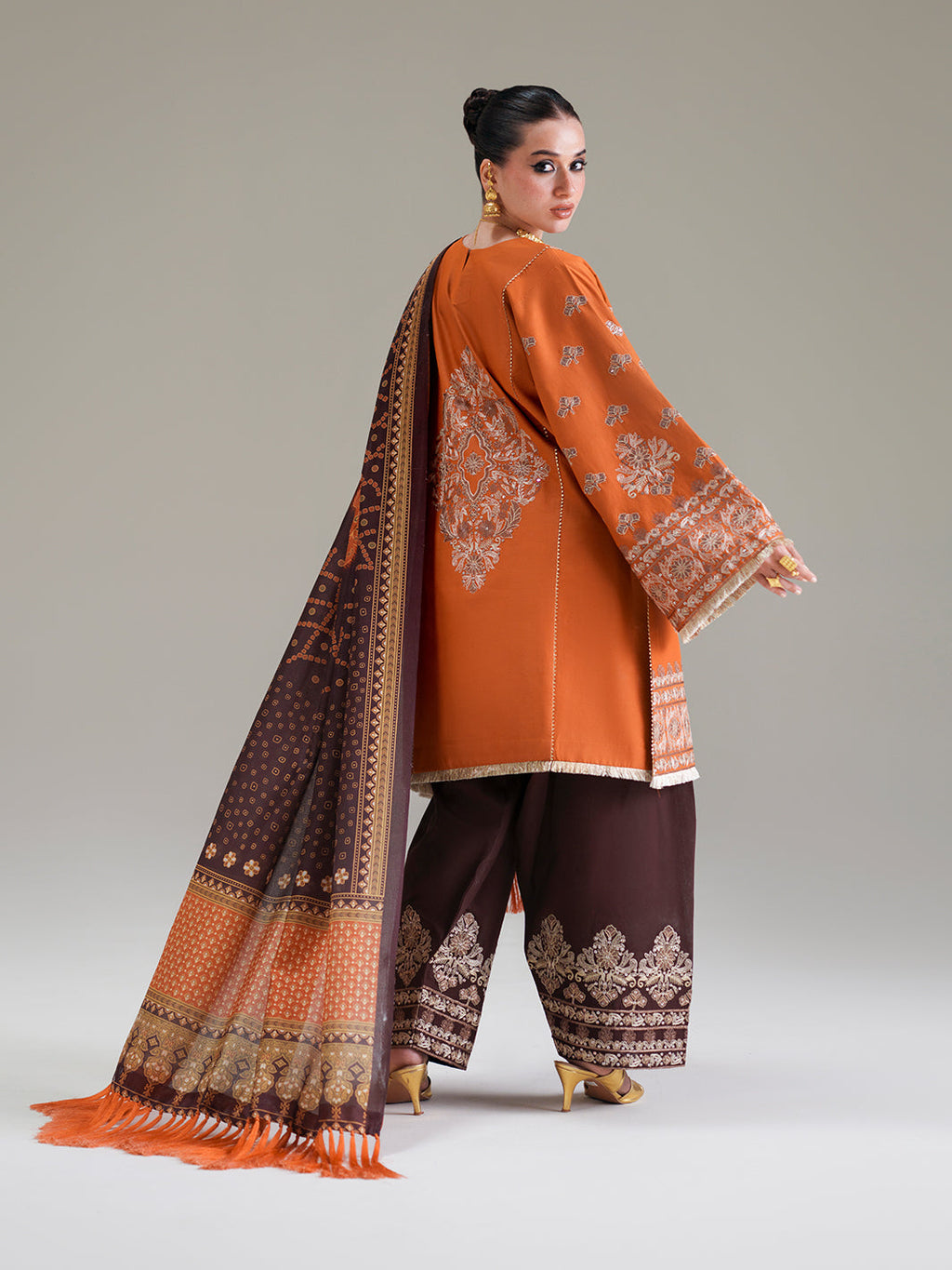 Bin Ilyas Amour Luxury Lawn '26 – 183-A – Unstitched 3 Piece
