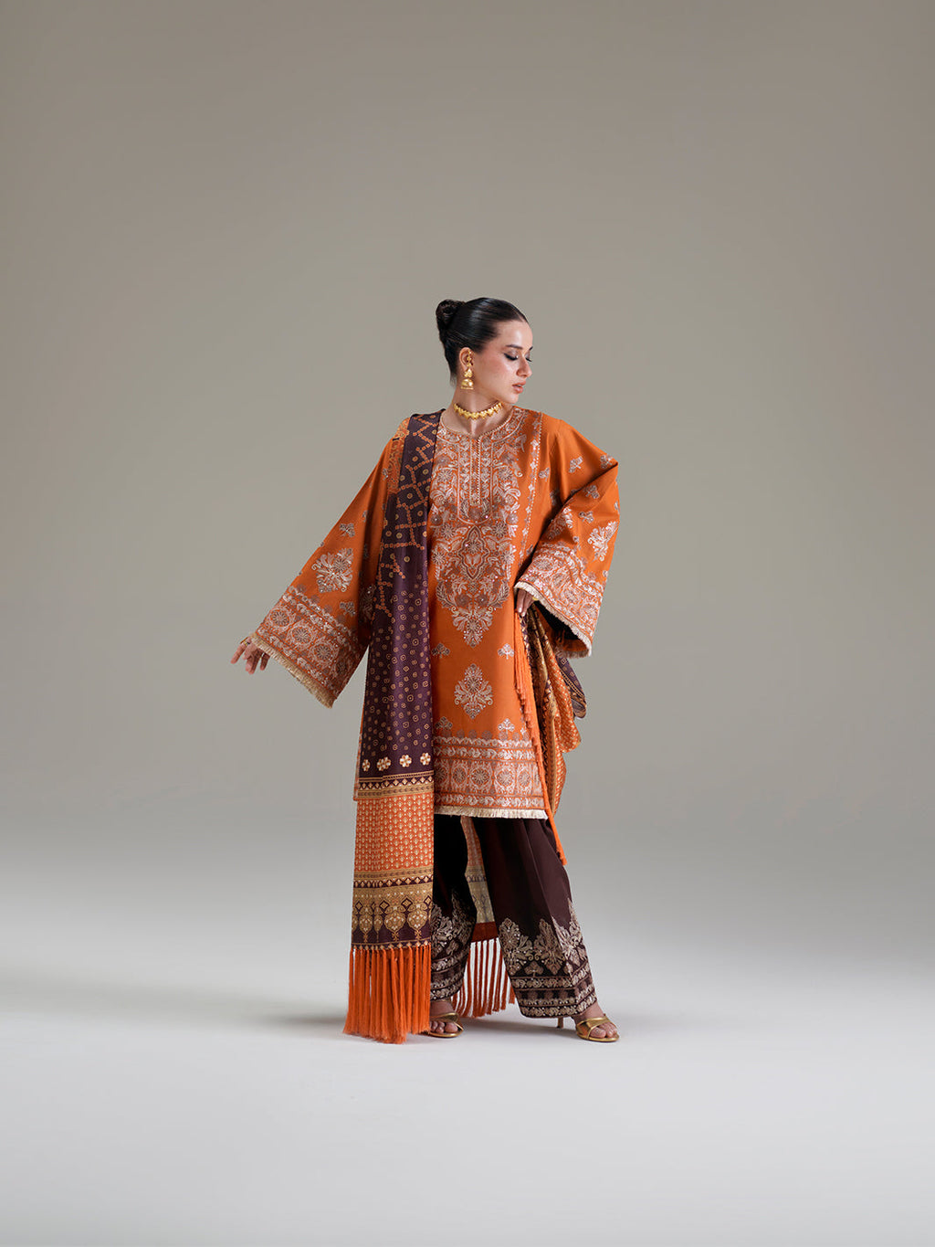 Bin Ilyas Amour Luxury Lawn '26 – 183-A – Unstitched 3 Piece