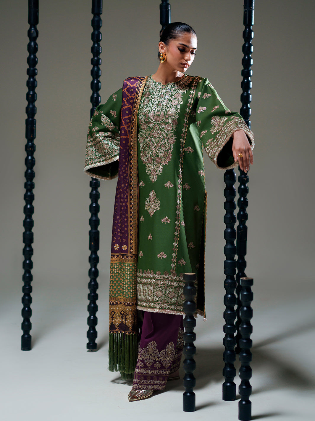 Bin Ilyas Amour Luxury Lawn '26 – 183-B – Unstitched 3 Piece