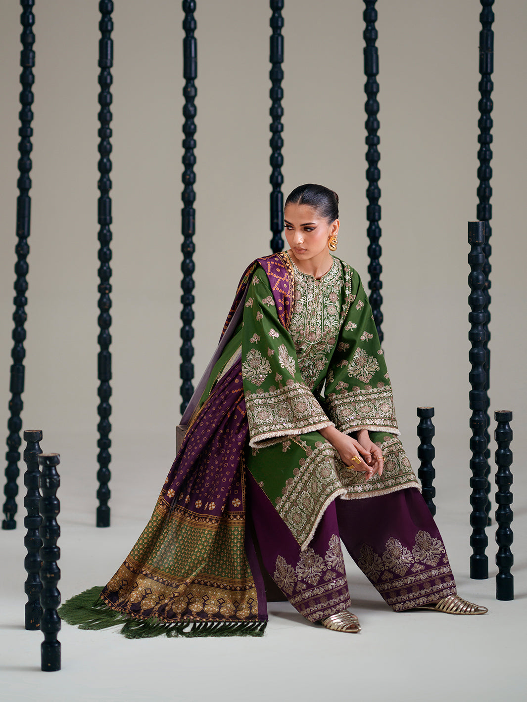 Bin Ilyas Amour Luxury Lawn '26 – 183-B – Unstitched 3 Piece