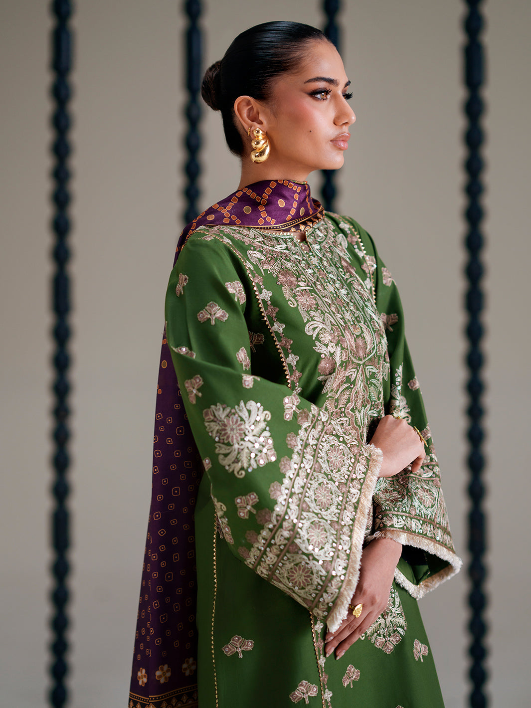 Bin Ilyas Amour Luxury Lawn '26 – 183-B – Unstitched 3 Piece