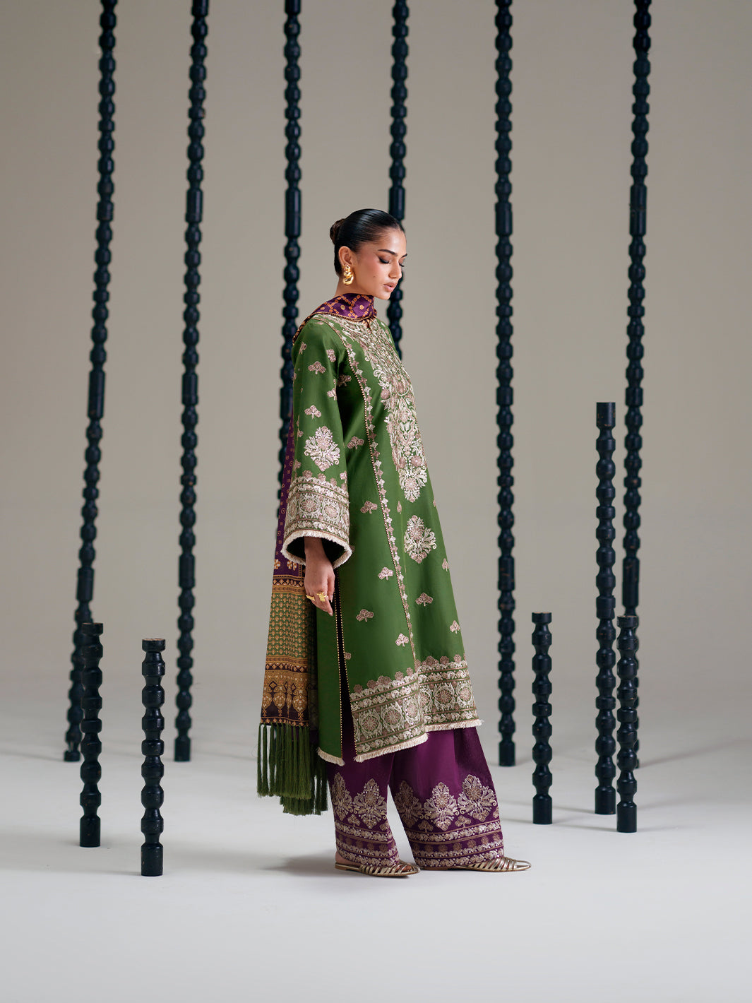 Bin Ilyas Amour Luxury Lawn '26 – 183-B – Unstitched 3 Piece