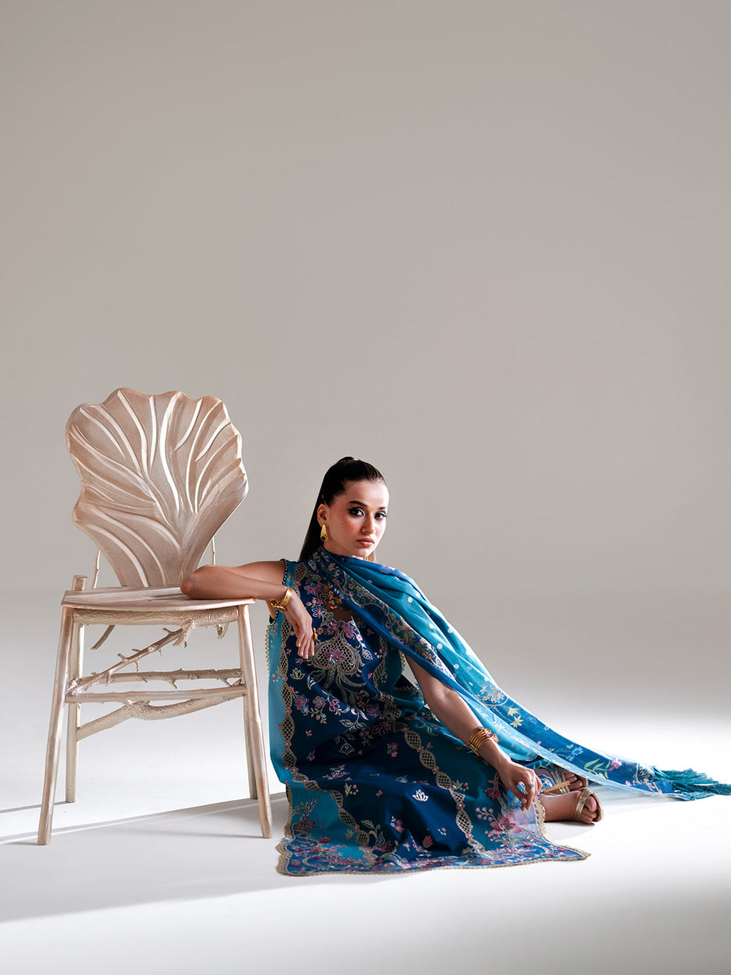 Bin Ilyas Amour Luxury Lawn '26 – 184-A – Unstitched 3 Piece
