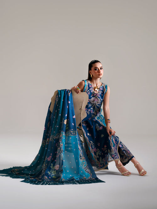 Bin Ilyas Amour Luxury Lawn '26 – 184-A – Unstitched 3 Piece