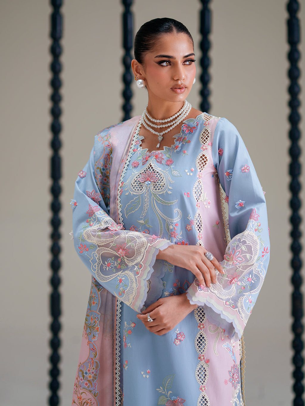 Bin Ilyas Amour Luxury Lawn '26 – 184-B – Unstitched 3 Piece