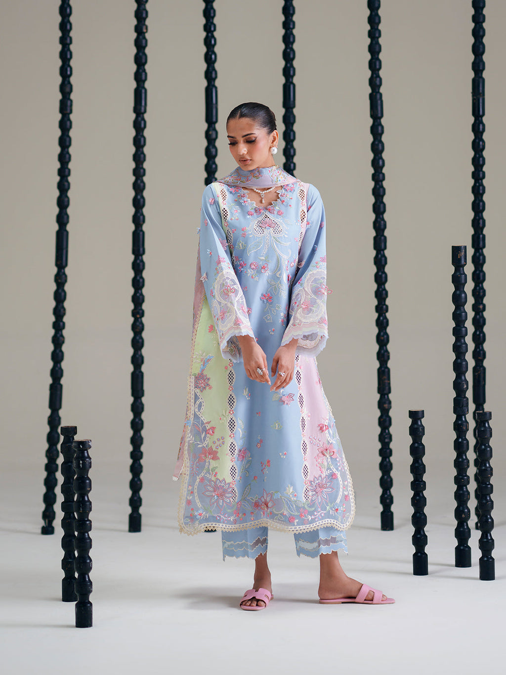 Bin Ilyas Amour Luxury Lawn '26 – 184-B – Unstitched 3 Piece