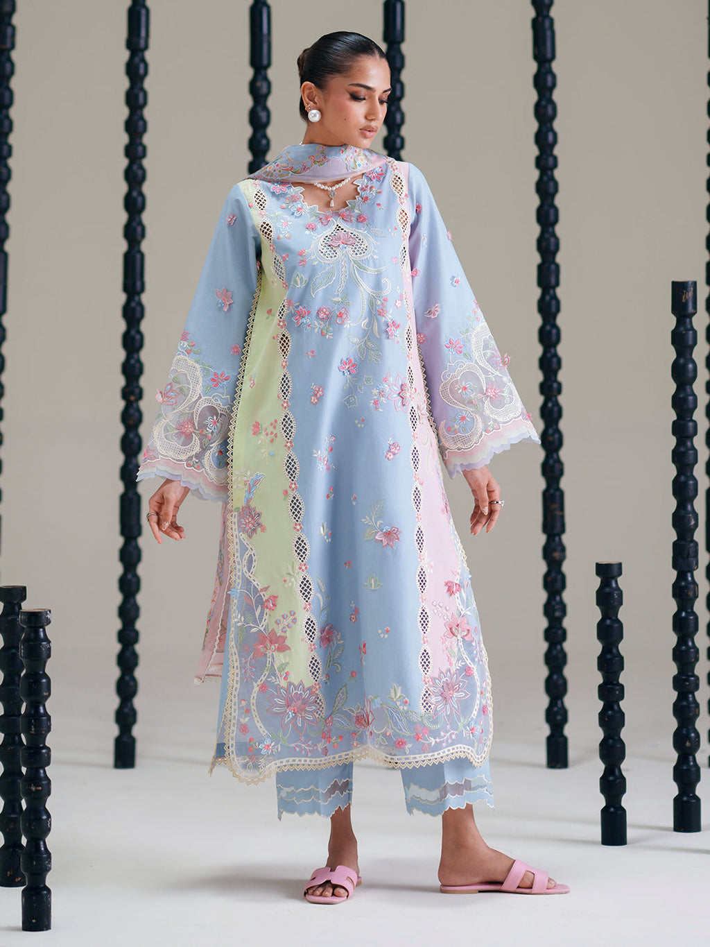 Bin Ilyas Amour Luxury Lawn '26 – 184-B – Unstitched 3 Piece