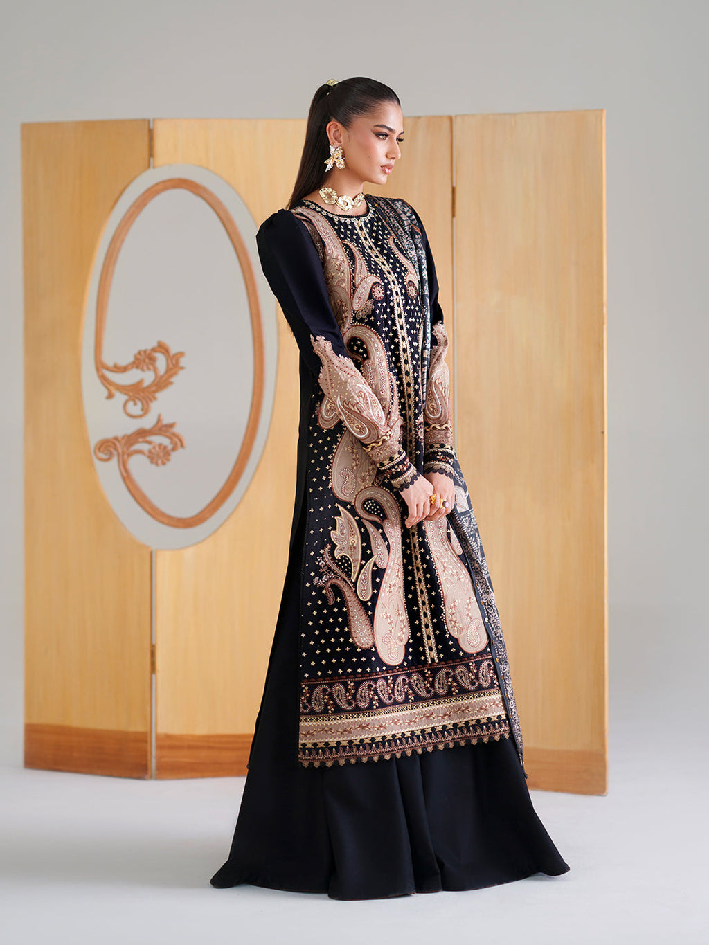 Bin Ilyas Amour Luxury Lawn '26 – 185-B – Unstitched 3 Piece