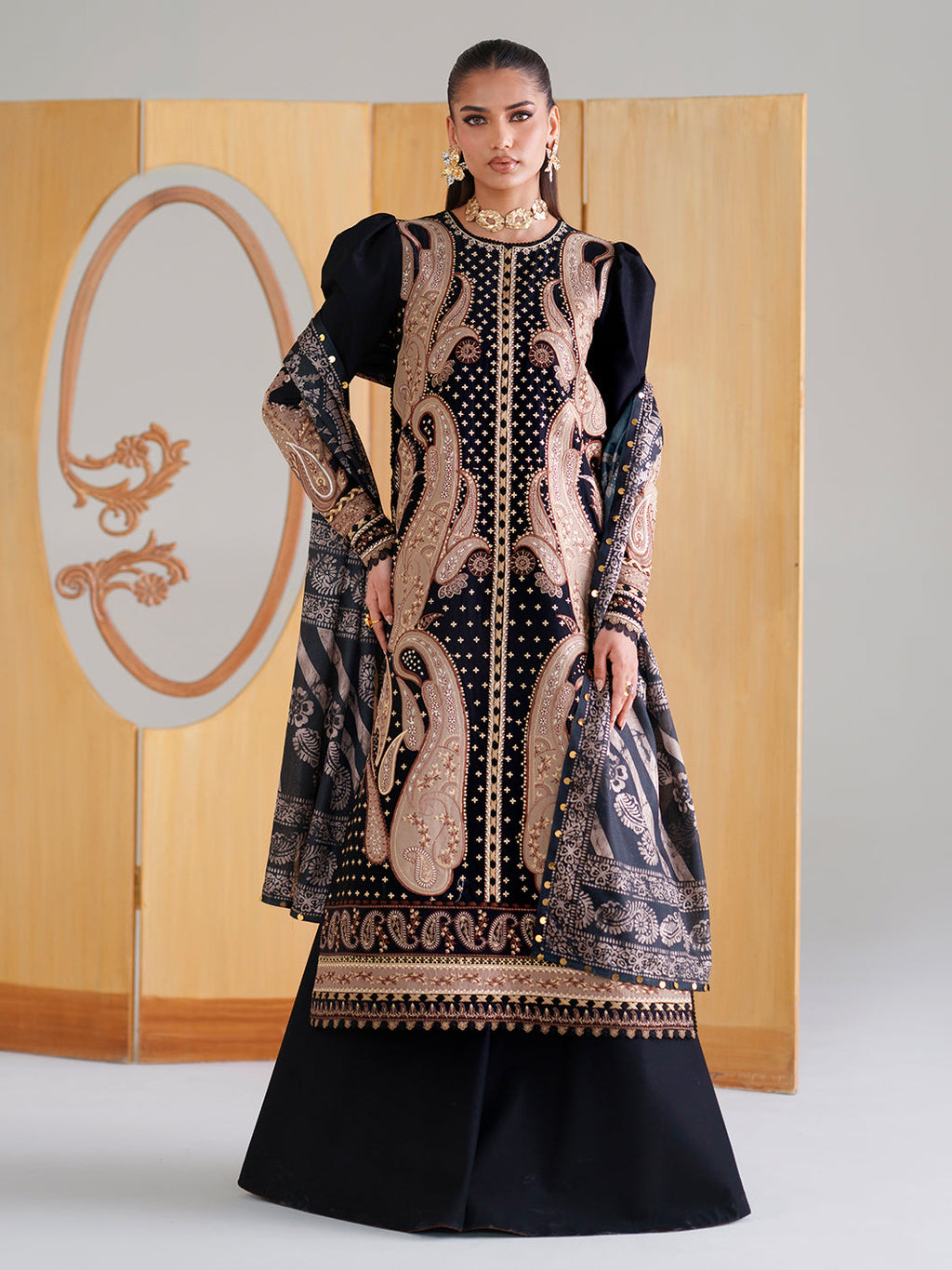Bin Ilyas Amour Luxury Lawn '26 – 185-B – Unstitched 3 Piece