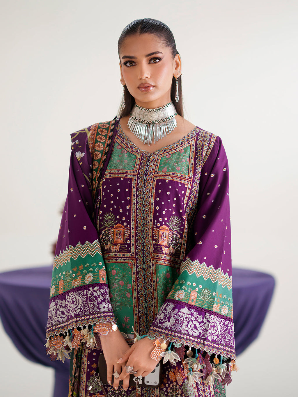 Bin Ilyas Amour Luxury Lawn '26 – 186-A – Unstitched 3 Piece
