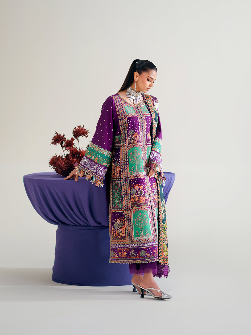 Bin Ilyas Amour Luxury Lawn '26 – 186-A – Unstitched 3 Piece