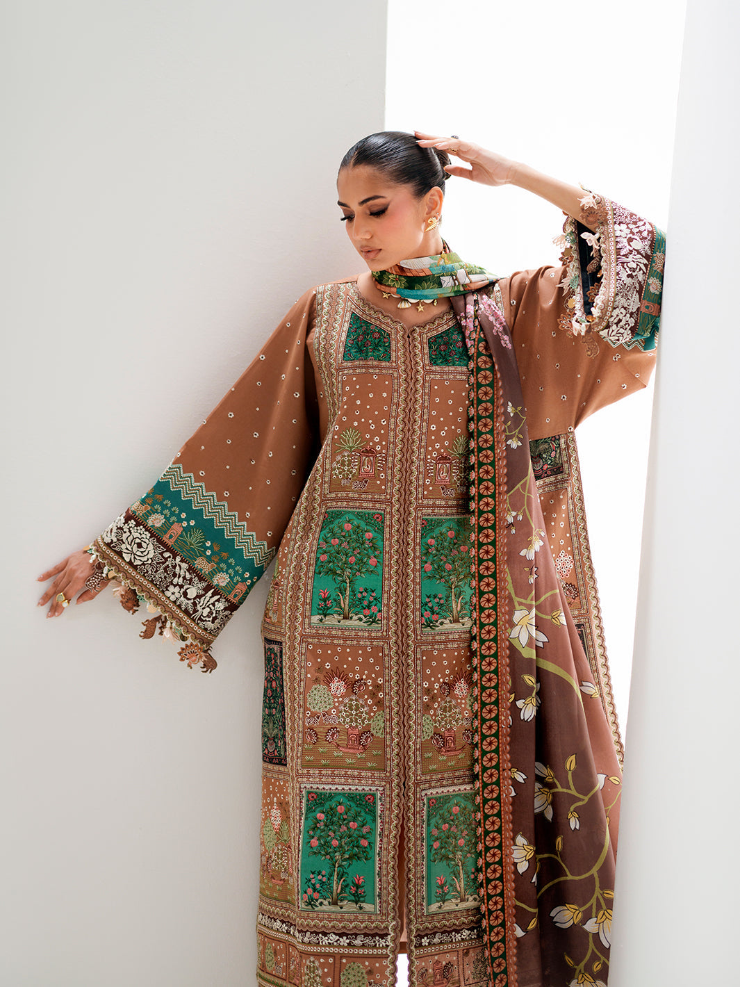 Bin Ilyas Amour Luxury Lawn '26 – 186-B – Unstitched 3 Piece
