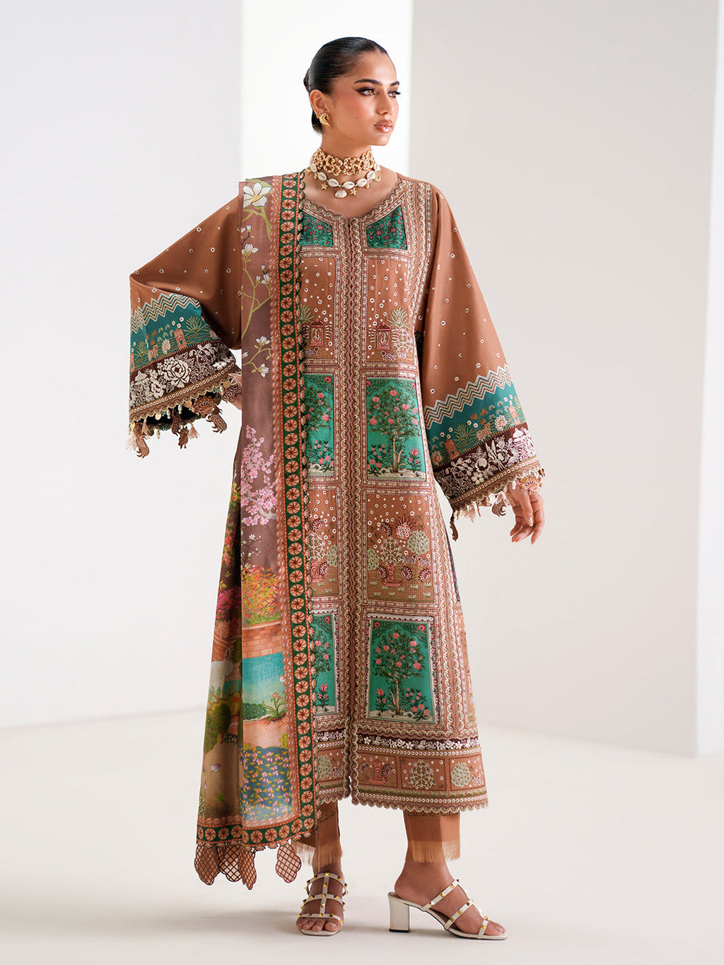 Bin Ilyas Amour Luxury Lawn '26 – 186-B – Unstitched 3 Piece
