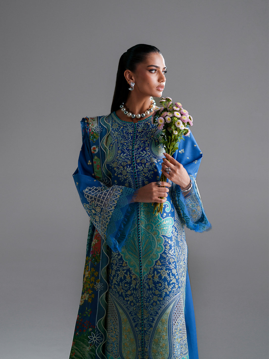 Bin Ilyas Amour Luxury Lawn '26 – 187-A – Unstitched 3 Piece