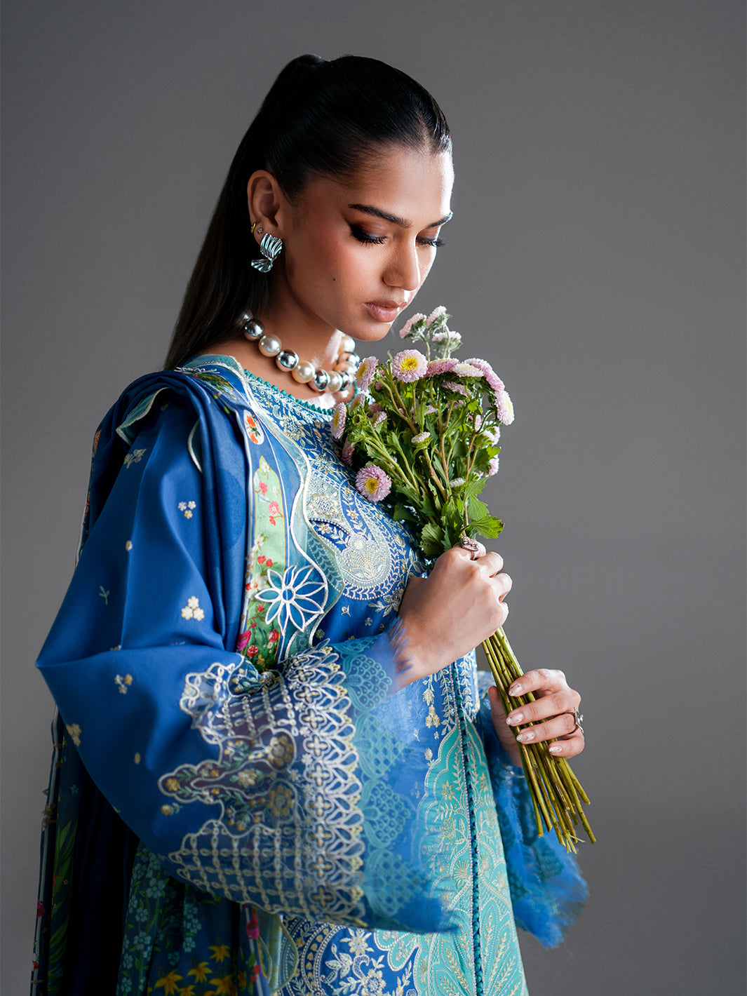 Bin Ilyas Amour Luxury Lawn '26 – 187-A – Unstitched 3 Piece