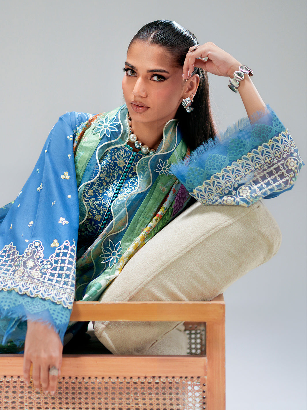 Bin Ilyas Amour Luxury Lawn '26 – 187-A – Unstitched 3 Piece