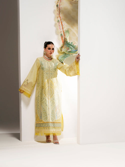 Bin Ilyas Amour Luxury Lawn '26 – 187-B – Unstitched 3 Piece