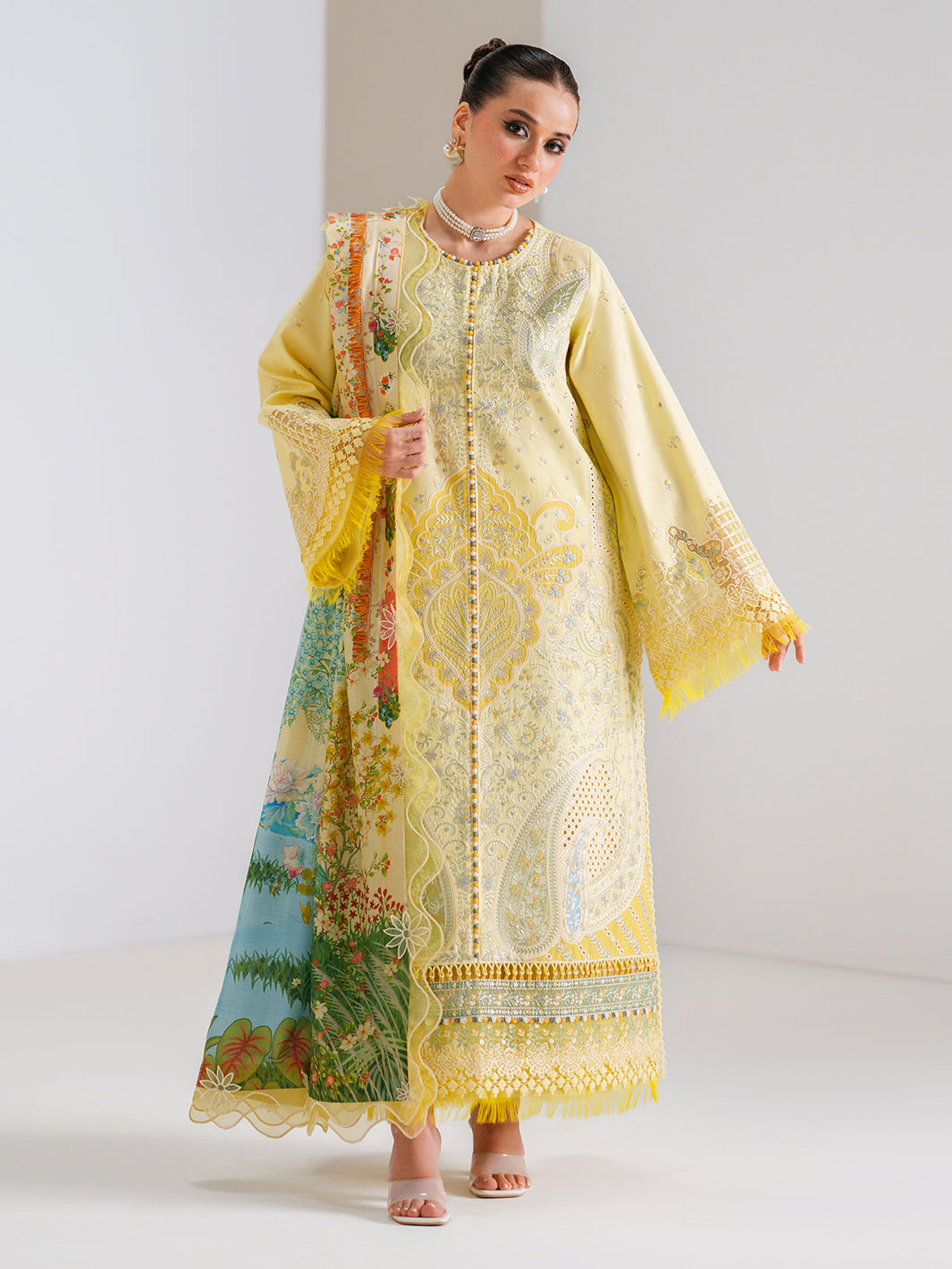 Bin Ilyas Amour Luxury Lawn '26 – 187-B – Unstitched 3 Piece