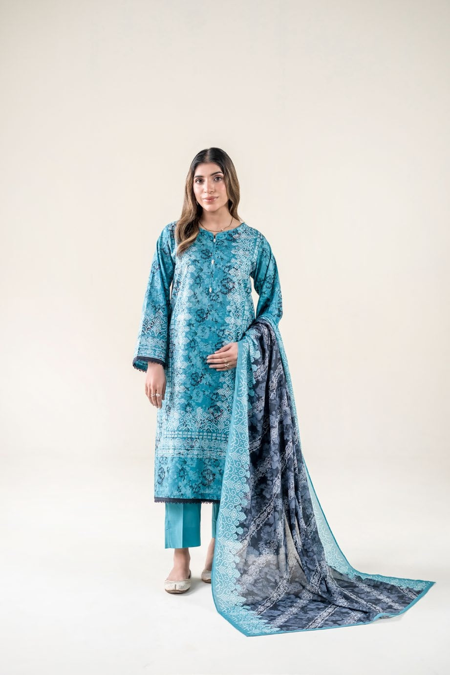 3-piece printed │Noor-e-Subah KHAS Lawn Suit