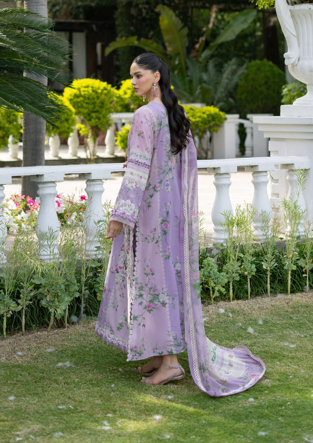 Elaf Premium ESG-1B Bianca Unstitched 3 Piece Lawn Suit