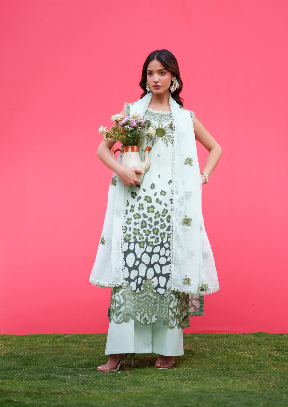 Parishay Azmir Printed Lawn 3 Piece Suit