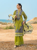 GulAhmed Chunri Printed Lawn 3 Piece Suit