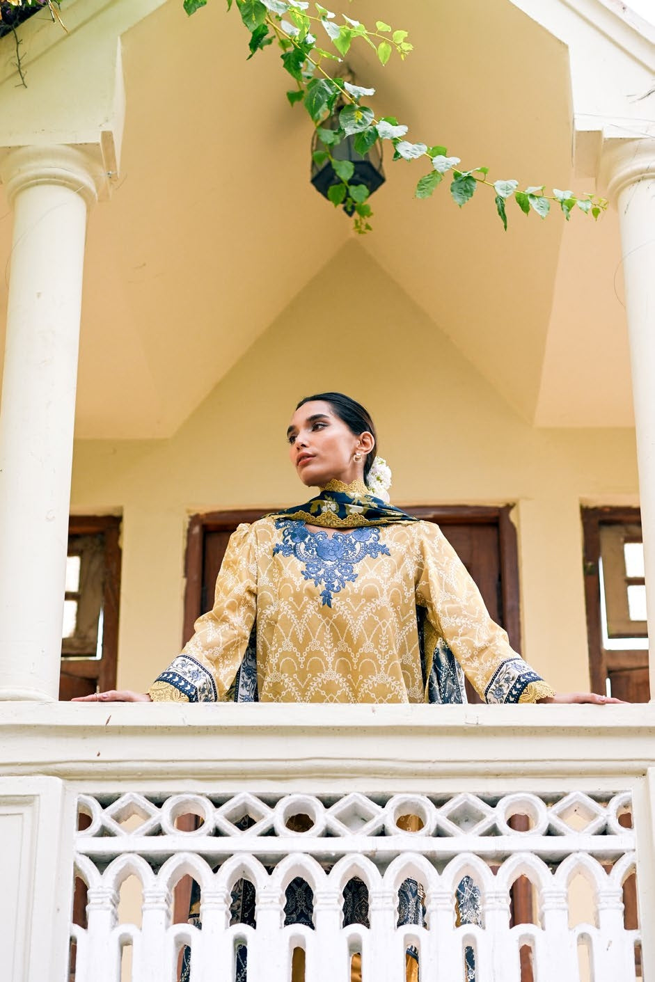 GulAhmed Sunlit Flora Embroidered Lawn Suit