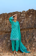 GulAhmed Chunri Printed Lawn 3 Piece Suit