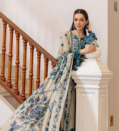GulAhmed Bloom Whisper Printed Lawn Suit