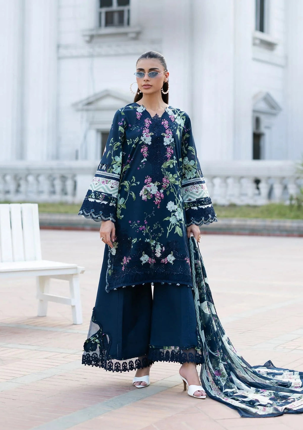 Elaf ESG-3A Mariel Unstitched 3 Piece Lawn Suit