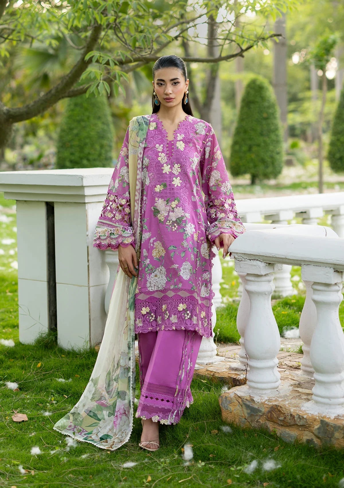 Elaf ESG-7B Kiara Unstitched 3 Piece Lawn Suit