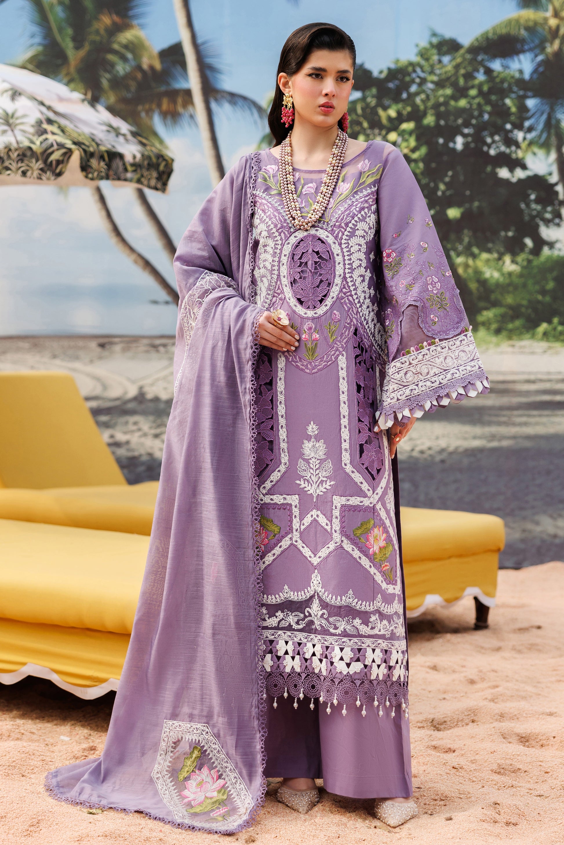 Muzammil Center MN-06 Parishay Monaco 3 Piece Lawn Suit