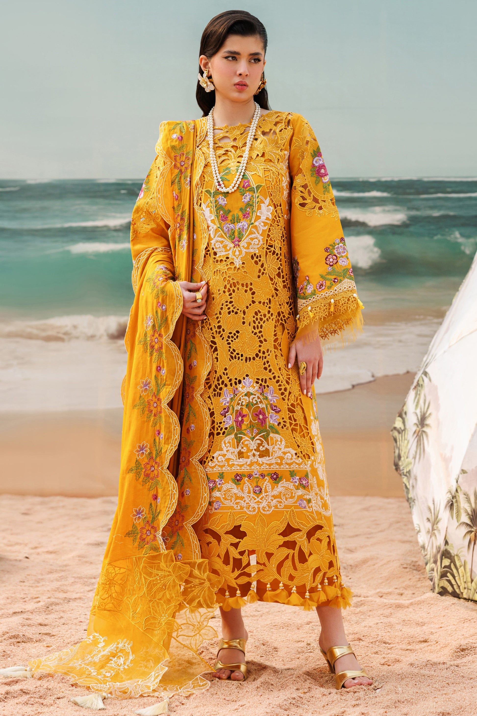 Muzammil Center MN-08 Parishay Monaco 3 Piece Lawn Suit