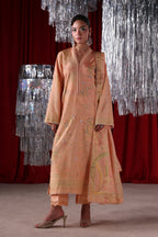 Eloire Luxe Silk 26 - Unstitched - Peach