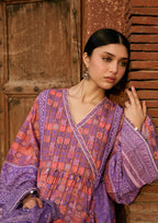 Kahf Aangan Prints Chiffon '26 – Zarmeena – Unstitched 3 Piece