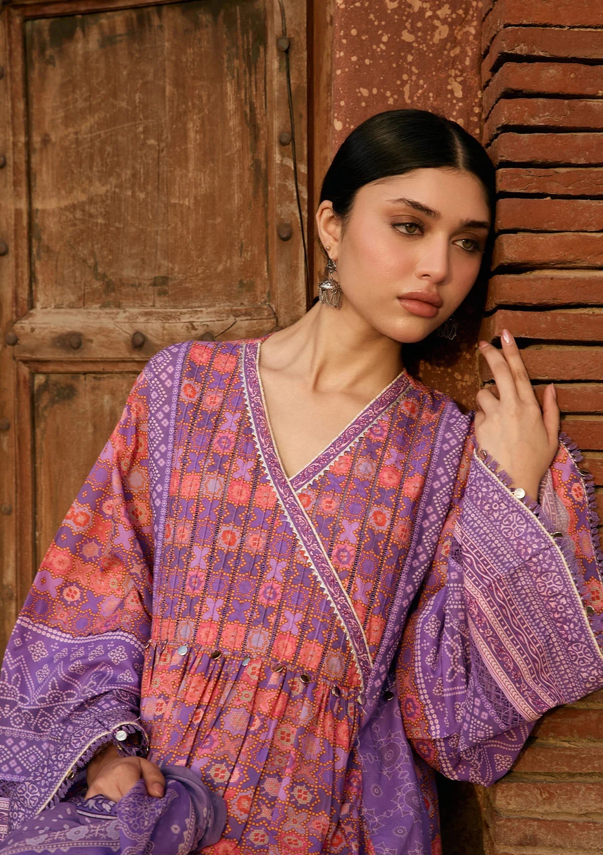 Kahf Aangan Prints Chiffon '26 – Zarmeena – Unstitched 3 Piece