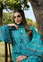 Kahf Aangan Prints Chiffon '26 – Kehkashan – Unstitched 3 Piece