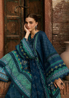 Kahf Aangan Prints Chiffon '26 – Sumbul – Unstitched 3 Piece