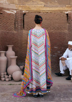 Kahf Aangan Prints Chiffon '26 – Yasmeen – Unstitched 3 Piece