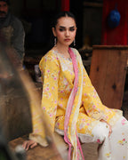 RajBari Nissa Floral Symphony Embroidered Lawn Unstitched 3Pc Suit