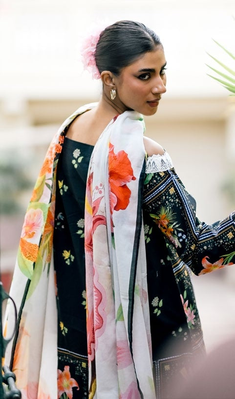 GulAhmed Garden Glow Embroidered Lawn Suit