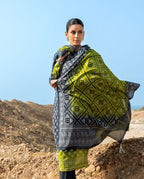 GulAhmed Chunri Printed Lawn 3 Piece Suit