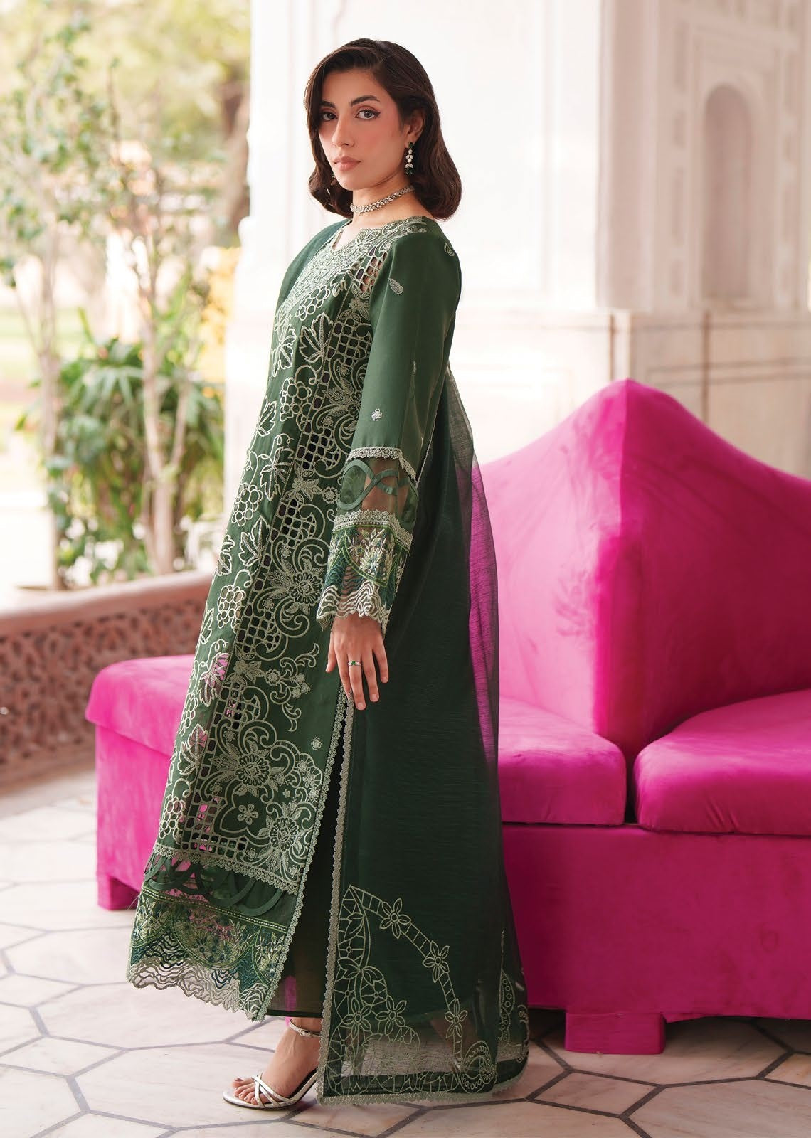 Nilofer Luxury Lawn 26 3 Piece Suit
