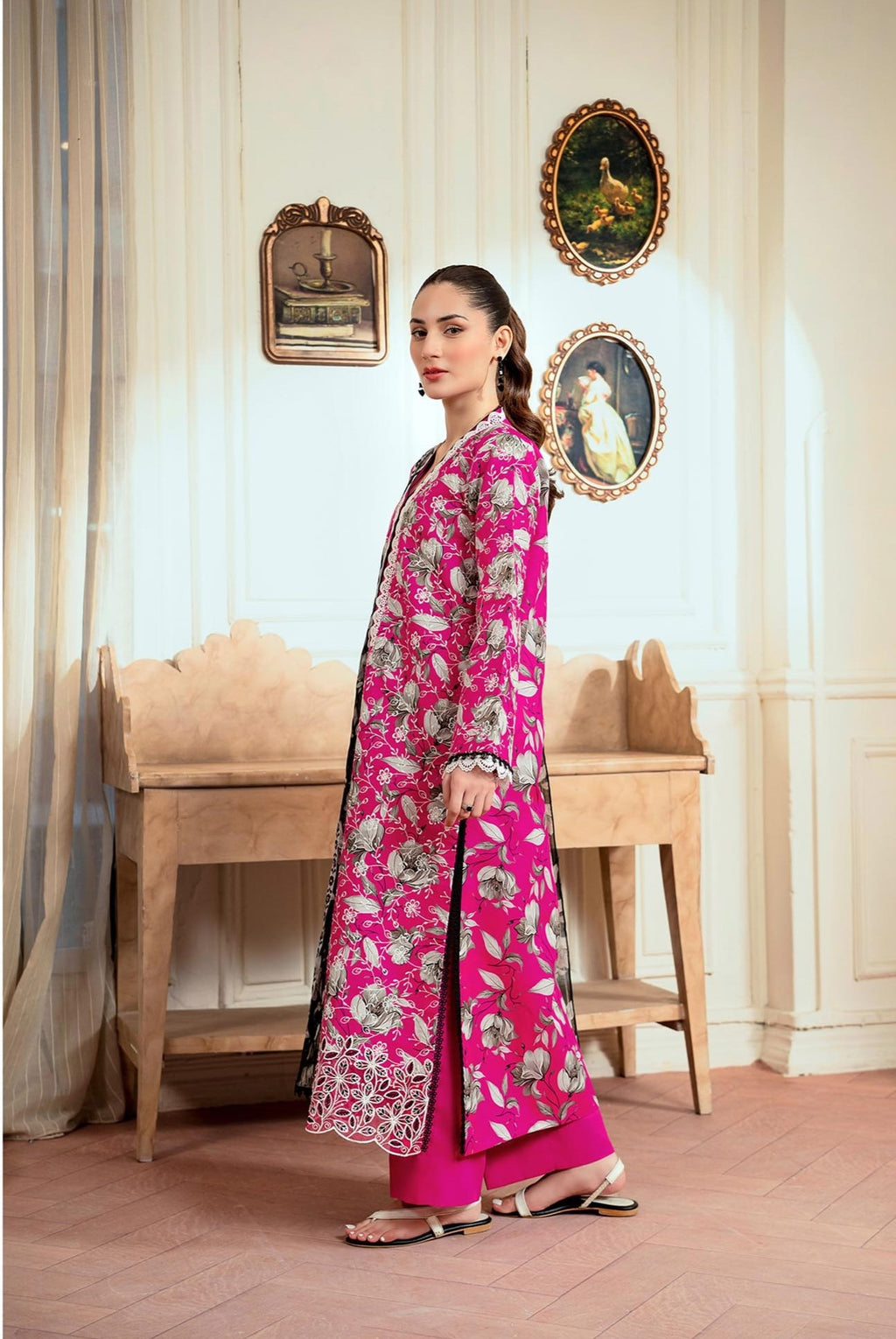 Raha Premium Printkari by Rajbari Vol 02 - Design 04 - Unstitched 3 Piece