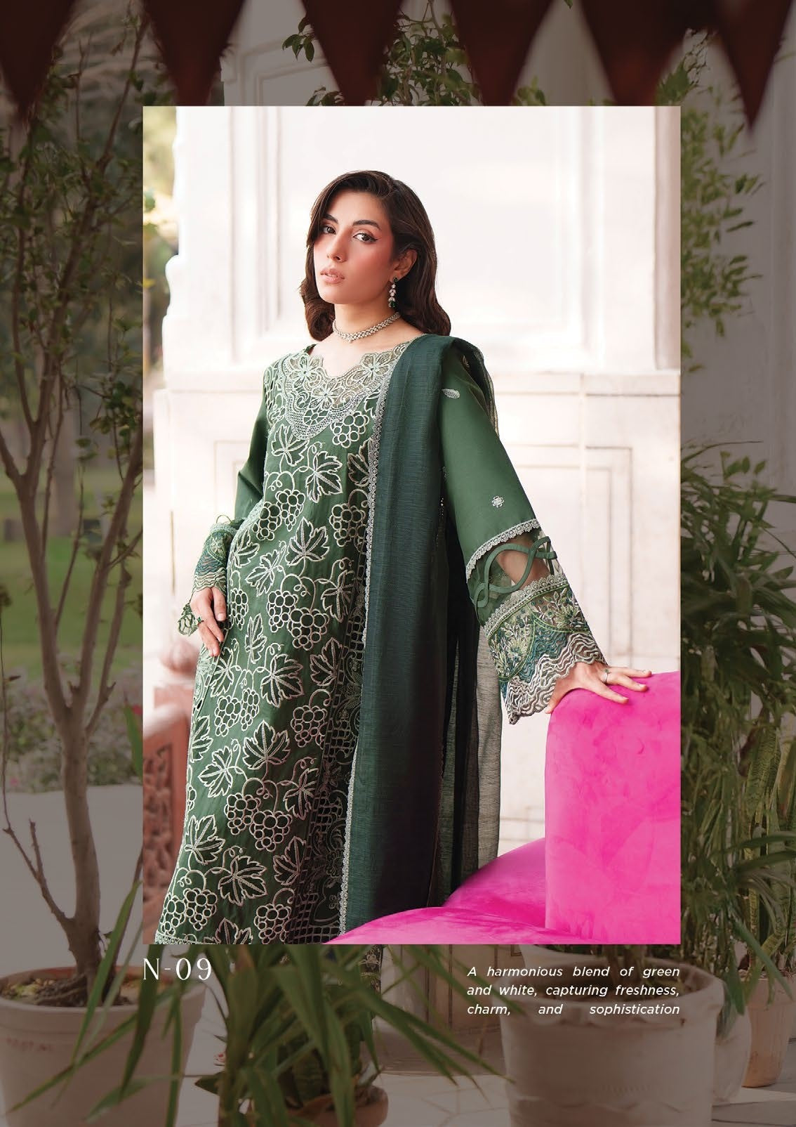 Nilofer Luxury Lawn 26 3 Piece Suit