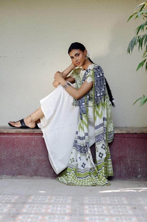 GulAhmed Soft Serenity Embroidered Lawn Suit
