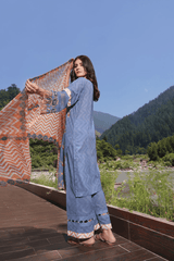 KHAS MIRHA SUMMER LAWN UNSTITCHED 3PC SUIT KCNE-2116